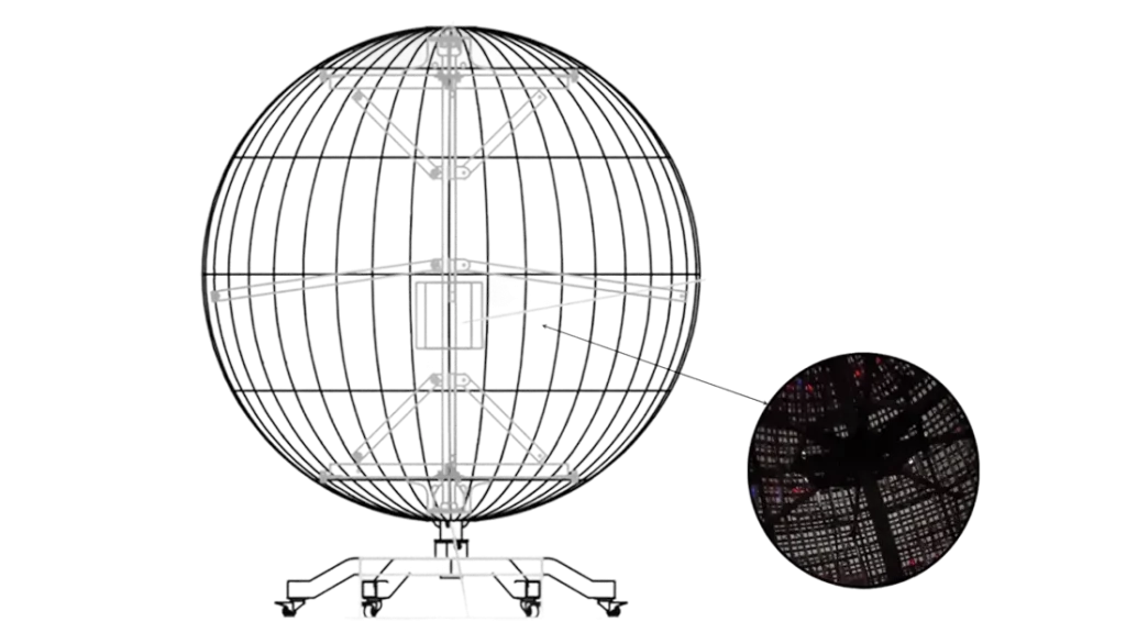 spherical-led-display-structure